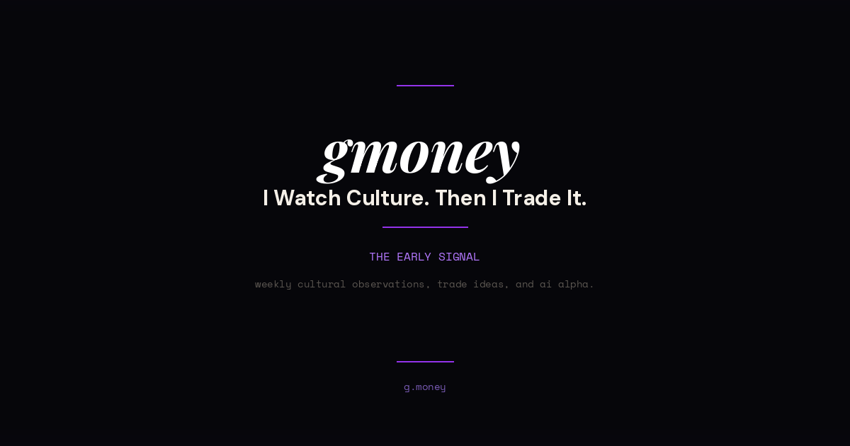 Gmoney photo